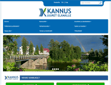 Tablet Screenshot of kannus.fi